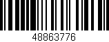 Código de barras (EAN, GTIN, SKU, ISBN): '48863776'