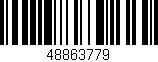 Código de barras (EAN, GTIN, SKU, ISBN): '48863779'