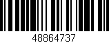 Código de barras (EAN, GTIN, SKU, ISBN): '48864737'