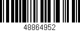Código de barras (EAN, GTIN, SKU, ISBN): '48864952'