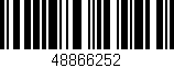 Código de barras (EAN, GTIN, SKU, ISBN): '48866252'