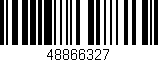Código de barras (EAN, GTIN, SKU, ISBN): '48866327'