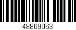 Código de barras (EAN, GTIN, SKU, ISBN): '48869063'