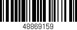 Código de barras (EAN, GTIN, SKU, ISBN): '48869159'