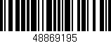 Código de barras (EAN, GTIN, SKU, ISBN): '48869195'