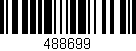 Código de barras (EAN, GTIN, SKU, ISBN): '488699'
