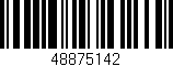 Código de barras (EAN, GTIN, SKU, ISBN): '48875142'