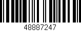 Código de barras (EAN, GTIN, SKU, ISBN): '48887247'