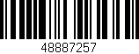 Código de barras (EAN, GTIN, SKU, ISBN): '48887257'