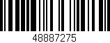 Código de barras (EAN, GTIN, SKU, ISBN): '48887275'