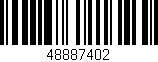 Código de barras (EAN, GTIN, SKU, ISBN): '48887402'