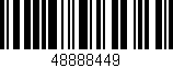 Código de barras (EAN, GTIN, SKU, ISBN): '48888449'
