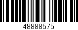 Código de barras (EAN, GTIN, SKU, ISBN): '48888575'