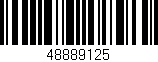 Código de barras (EAN, GTIN, SKU, ISBN): '48889125'