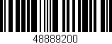 Código de barras (EAN, GTIN, SKU, ISBN): '48889200'