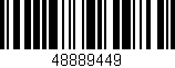 Código de barras (EAN, GTIN, SKU, ISBN): '48889449'