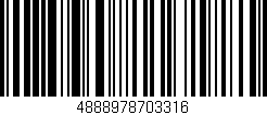 Código de barras (EAN, GTIN, SKU, ISBN): '4888978703316'