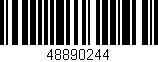 Código de barras (EAN, GTIN, SKU, ISBN): '48890244'