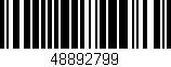 Código de barras (EAN, GTIN, SKU, ISBN): '48892799'