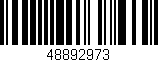 Código de barras (EAN, GTIN, SKU, ISBN): '48892973'