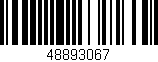 Código de barras (EAN, GTIN, SKU, ISBN): '48893067'
