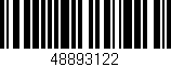 Código de barras (EAN, GTIN, SKU, ISBN): '48893122'