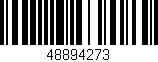 Código de barras (EAN, GTIN, SKU, ISBN): '48894273'