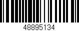 Código de barras (EAN, GTIN, SKU, ISBN): '48895134'