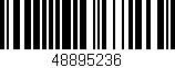 Código de barras (EAN, GTIN, SKU, ISBN): '48895236'