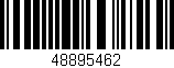 Código de barras (EAN, GTIN, SKU, ISBN): '48895462'