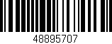 Código de barras (EAN, GTIN, SKU, ISBN): '48895707'