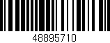 Código de barras (EAN, GTIN, SKU, ISBN): '48895710'