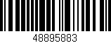 Código de barras (EAN, GTIN, SKU, ISBN): '48895883'