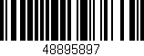 Código de barras (EAN, GTIN, SKU, ISBN): '48895897'