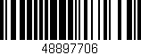 Código de barras (EAN, GTIN, SKU, ISBN): '48897706'