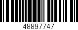 Código de barras (EAN, GTIN, SKU, ISBN): '48897747'