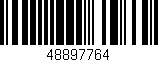 Código de barras (EAN, GTIN, SKU, ISBN): '48897764'