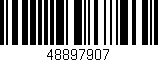 Código de barras (EAN, GTIN, SKU, ISBN): '48897907'