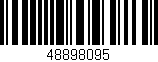 Código de barras (EAN, GTIN, SKU, ISBN): '48898095'