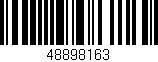 Código de barras (EAN, GTIN, SKU, ISBN): '48898163'