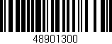 Código de barras (EAN, GTIN, SKU, ISBN): '48901300'