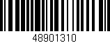 Código de barras (EAN, GTIN, SKU, ISBN): '48901310'