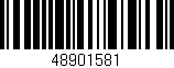 Código de barras (EAN, GTIN, SKU, ISBN): '48901581'