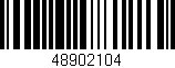 Código de barras (EAN, GTIN, SKU, ISBN): '48902104'