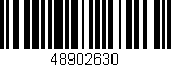 Código de barras (EAN, GTIN, SKU, ISBN): '48902630'