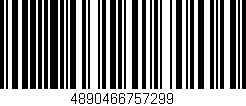 Código de barras (EAN, GTIN, SKU, ISBN): '4890466757299'