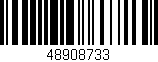 Código de barras (EAN, GTIN, SKU, ISBN): '48908733'
