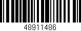 Código de barras (EAN, GTIN, SKU, ISBN): '48911486'