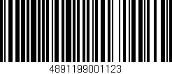 Código de barras (EAN, GTIN, SKU, ISBN): '4891199001123'