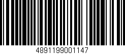 Código de barras (EAN, GTIN, SKU, ISBN): '4891199001147'